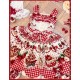 Mademoiselle Pearl Strawberry Blouse Cardigan JSK OP and Coat(Reservation/8 Colours/Full Payment Without Shipping)